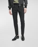 Image 2 of 6: TOM FORD Men's Claydon Wholecut Leather Oxfords