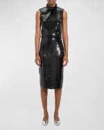 Image 4 of 5: Theory Sequin Pencil Skirt