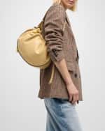 Image 2 of 6: Ulla Johnson Tilda Ruched Drawstring Crossbody Bag