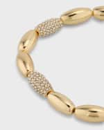 Image 4 of 5: BaubleBar Wyatt Crystal Beaded Stretch Bracelet