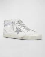 Image 5 of 6: Golden Goose Mid Star Classic Glitter Leather Sneakers