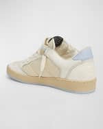 Image 3 of 6: Golden Goose Ball Star Double-Quarter Nylon Sneakers