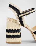 Image 4 of 4: Castaner Vega Ankle-Strap Platform Espadrilles