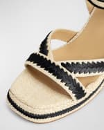 Image 3 of 4: Castaner Vega Ankle-Strap Platform Espadrilles
