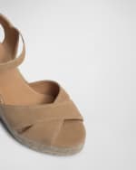 Image 4 of 5: Castaner Blaudell Canvas Wedge Espadrille Sandals