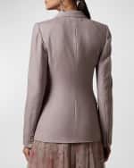 Image 3 of 5: Ralph Lauren Collection Camden Double-Breasted Cashmere Blazer Jacket