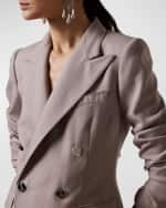 Image 5 of 5: Ralph Lauren Collection Camden Double-Breasted Cashmere Blazer Jacket