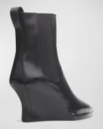 Image 2 of 3: Rag & Bone Eclipse Leather Wedge Chelsea Ankle Boots