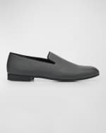 Image 1 of 5: Giorgio Armani Men's Formal Leather Venetian Loafers