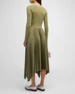 Image 3 of 6: Joseph Dubois Pleated Handkerchief Midi Dress
