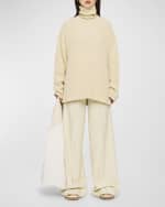 Image 4 of 5: Joseph Cashmere Ribbed Oversized Sweater