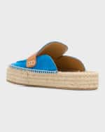 Image 2 of 5: JW Anderson Men's Suede Espadrille Loafers