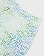 Image 3 of 3: Off-White Boy's Off Stamp Cotton Shorts, Size 12-14