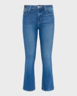 Image 1 of 4: L'Agence Mira Ultra High Rise Cropped Micro Bootcut Jeans