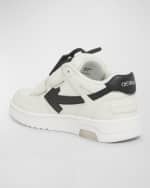 Image 2 of 5: Off-White Kid's Out Of Office Leather Sneakers, Toddler/Kids