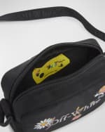 Image 3 of 4: Off-White Girl's Funny Flowers Camera Bag