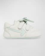 Image 1 of 5: Off-White Boy's Mini Out Of Office Leather Sneakers, Baby