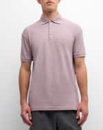 Image 2 of 6: Palm Angels Men's Classic Logo Polo Shirt