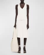 Image 2 of 5: Joseph Sleeveless Ribbed Button-Down Vest