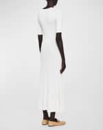 Image 2 of 3: Joseph Ribbed A-Line Midi Sweater Dress