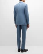 Image 5 of 6: TOM FORD Men's Shelton Piece-Dyed Poplin Suit