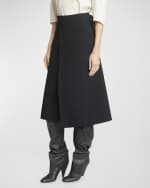 Image 2 of 4: Proenza Schouler Helen Midi Wrap Skirt