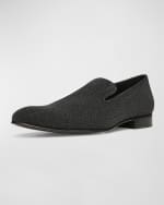 Image 2 of 5: Donald Pliner Men's Micro-Beaded Slip-On Loafers