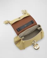 Image 5 of 6: Chloe Penelope Mini Top-Handle Bag in Smooth Grained Leather