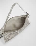 Image 5 of 6: Benedetta Bruzziches Joy Buckle Crystal Shoulder Bag