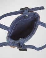 Image 5 of 6: Benedetta Bruzziches Lollo La Petite Crystal Top-Handle Bag