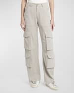 Image 2 of 6: Golden Goose Journey Leesa Herringbone Cargo Pants