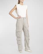 Image 5 of 6: Golden Goose Journey Leesa Herringbone Cargo Pants