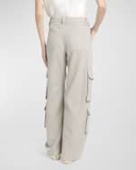 Image 4 of 6: Golden Goose Journey Leesa Herringbone Cargo Pants