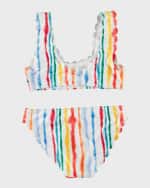 Image 2 of 6: Molo Girl's Nolina Scallop-Trim Bikini, Size 3T-6
