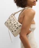 Image 2 of 6: Cult Gaia Malaya Embellished Leather Shoulder Bag