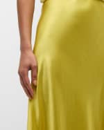 Image 5 of 5: Vince Satin Maxi Skirt