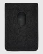 Image 3 of 3: Balenciaga Cash Croc-Embossed Card Holder