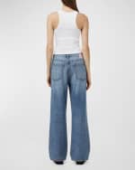 Image 4 of 6: Rag & Bone Featherweight Logan Mid-Rise Wide Relaxed Jeans