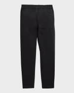 Image 2 of 5: Ralph Lauren Childrenswear Boy's Twill Pleated Straight Leg Pants, Size 2-7