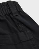 Image 4 of 5: Ralph Lauren Childrenswear Boy's Twill Pleated Straight Leg Pants, Size 2-7