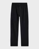 Image 1 of 4: Ralph Lauren Childrenswear Boy's Twill Pleated Straight Leg Pants, Size 8-20