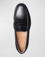 Image 4 of 4: Allen Edmonds Men's Newman Leather Penny Loafers