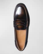 Image 4 of 4: Allen Edmonds Men's Newman Leather Penny Loafers