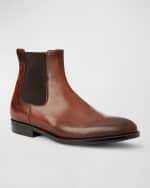 Image 2 of 5: Bruno Magli Men's Byron Leather Chelsea Boots