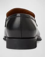 Image 4 of 5: Bruno Magli Men's Raging Leather Penny Loafers