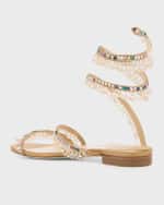 Image 2 of 5: Rene Caovilla Chandelier Sandal