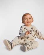 Image 2 of 6: Molo Kid's Simeon Musical Notes Sweatpants, Size 3M-2