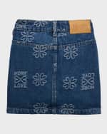 Image 2 of 5: Molo Girl's Bera Denim Skirt, Size 5-6