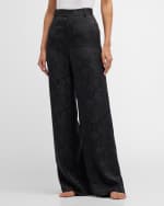Image 2 of 6: FRAME x Ritz Paris FRAME x Ritz Paris Floral Silk Trousers