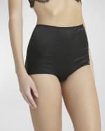 Image 4 of 5: Dolce&Gabbana High-Rise Satin Briefs